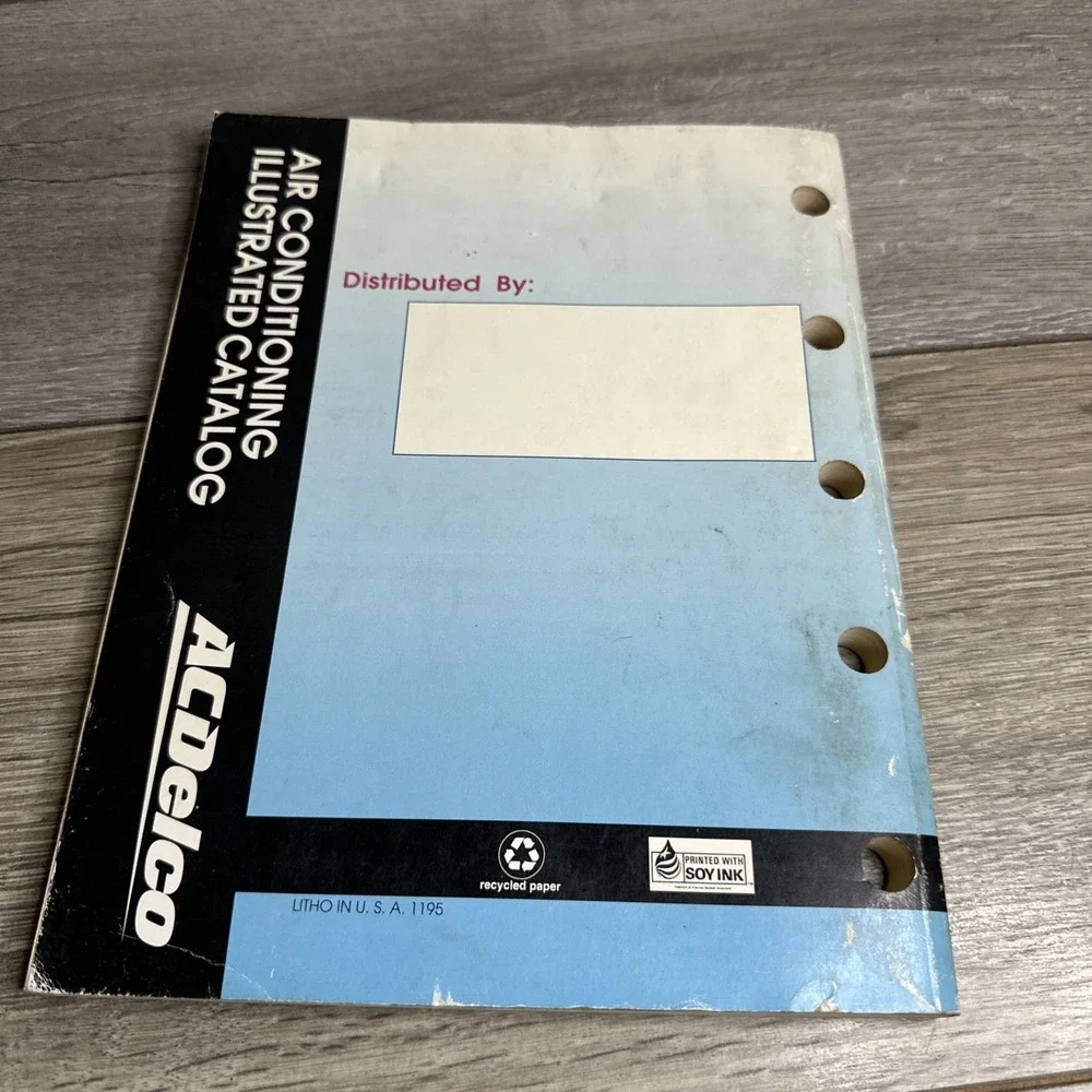 1989 AC DELCO Air Conditioning Catalog GM Dealership‎ Book